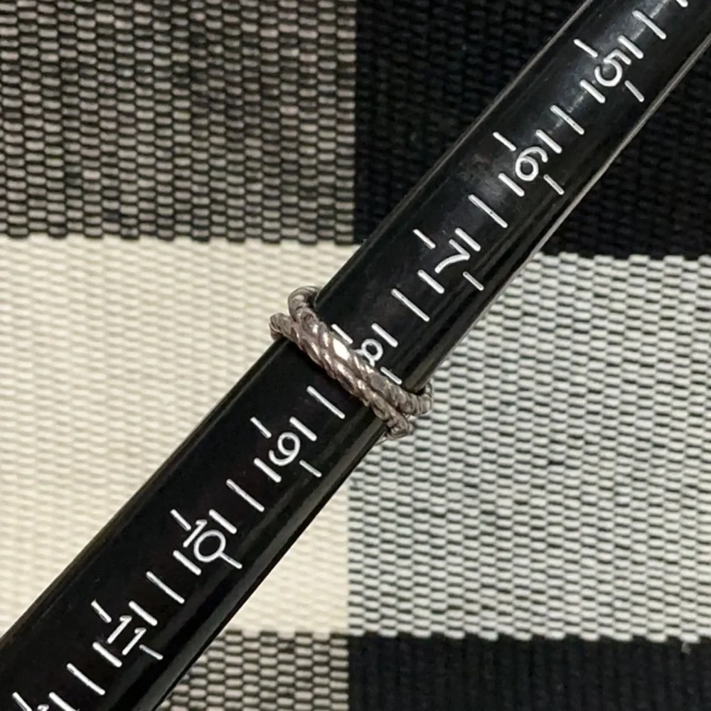 Brighton great shape Your True Color teardrop smoky dark grey crystal ring sz 8 - Picture 5 of 7